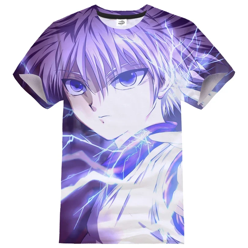 Japanese Anime Hunter 3D Printed Street Clothing Casual Fashion T-shirt Harajuku Unisex Loose Comfortable T-shirt Clothing