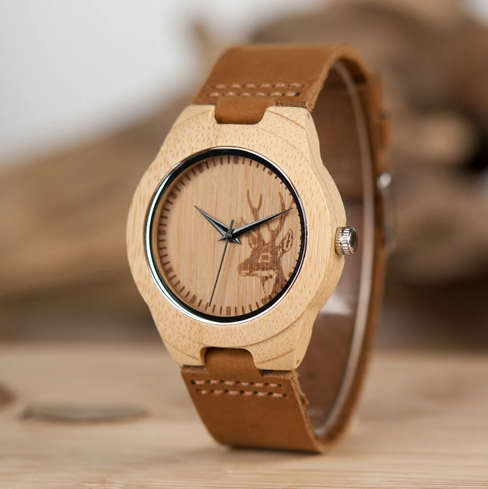 BOBO BIRD Relojes para hombre Reloj de pulsera de cuarzo de madera Dropshipping Relojes Precio de liquidación Número limitado Personalizado Gran