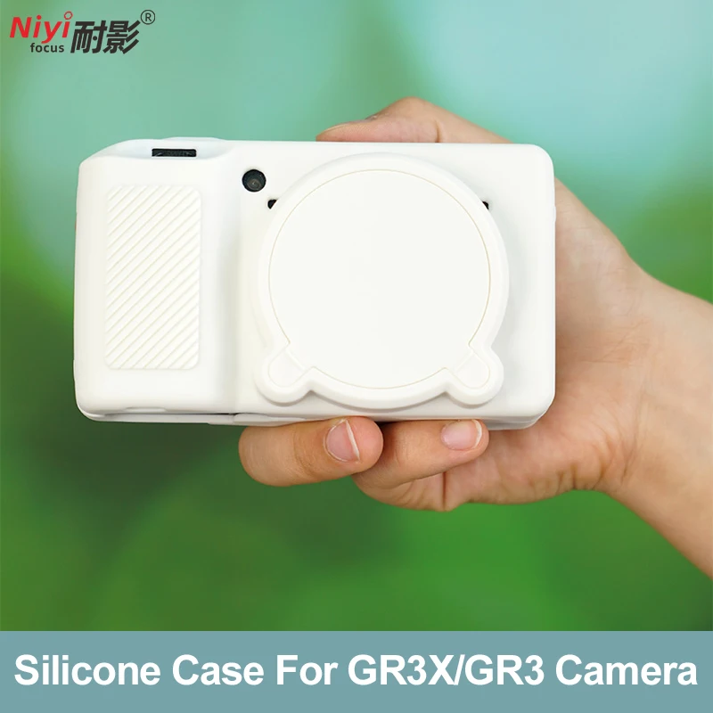 GR3 Soft Silicone Case Full Body Camera Protective Base With Lens Cap for Ricoh GR3X GR3GR III Digital Camera Bag Shockproof