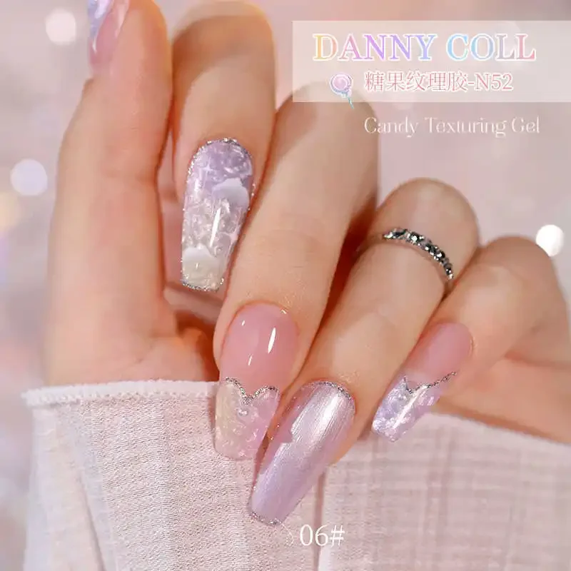 Danny coll 8 colors Nail gel set Candy Texturing Gel 2024 New Hot sale Fashion Nail art Non-toxic UV gel Nail salon Wholesale