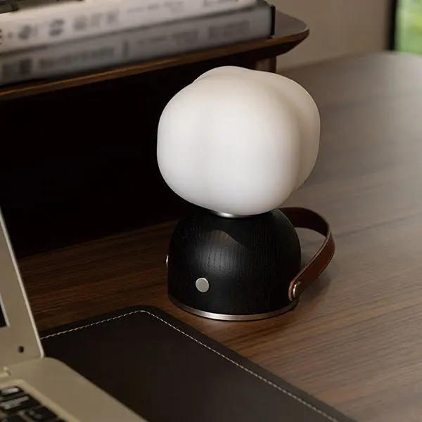 

Scandinavian Designer Bedroom Sleep Cotton Night Light Portable Rechargeable Ambiance Handheld LED Decorative Table Lamps