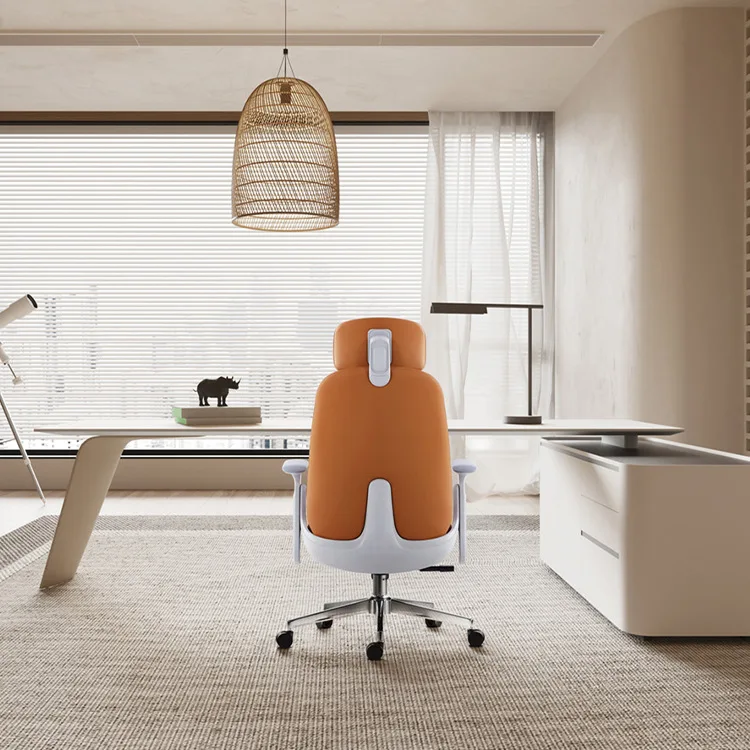DSA Comfortable Sedentary Recumbent Office Chair Boss Supervisor Manager Computer Chair Staff Meeting Swivel Chair