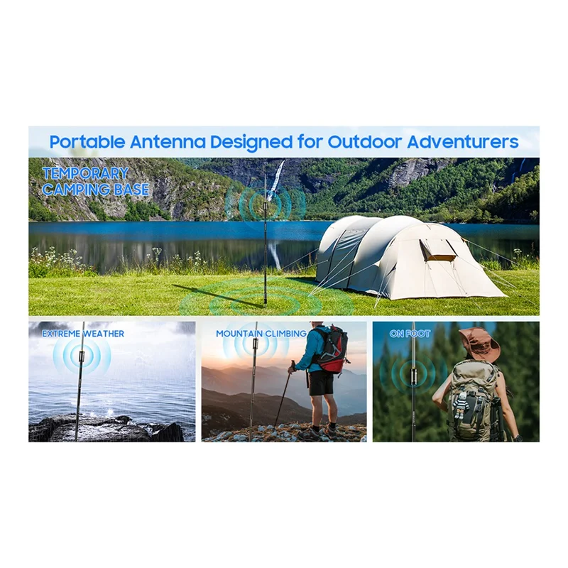 Antenas APPLIA-JPC-12 com regulador deslizante todas as bandas para rádio presunto 7mhz-50mhz antena vertical 40m-6m 8 bandas para exterior