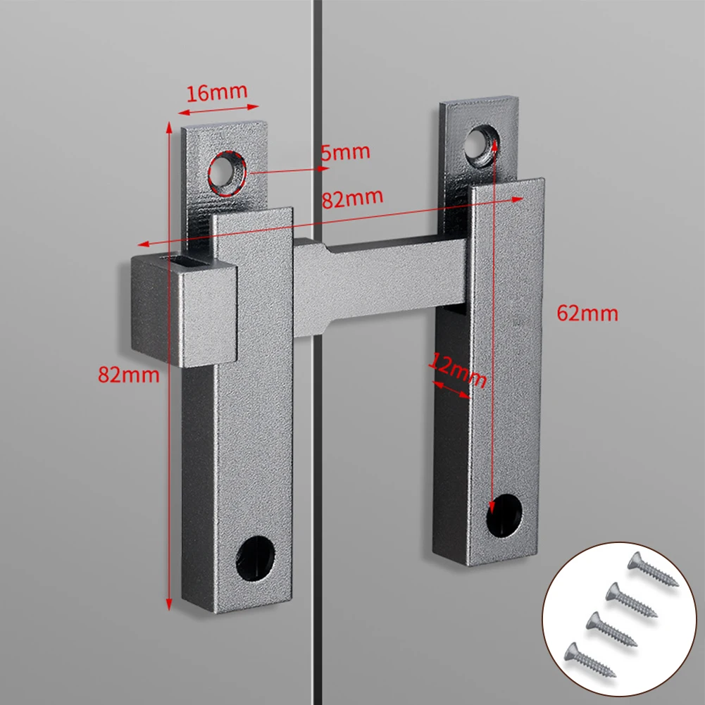 

Gate Latch Door Bolt Aluminum Alloy Door Lock Door Latch Cabinet Gate Latch With 4pcs Screws Door Latch Rust Proof Door Bolt