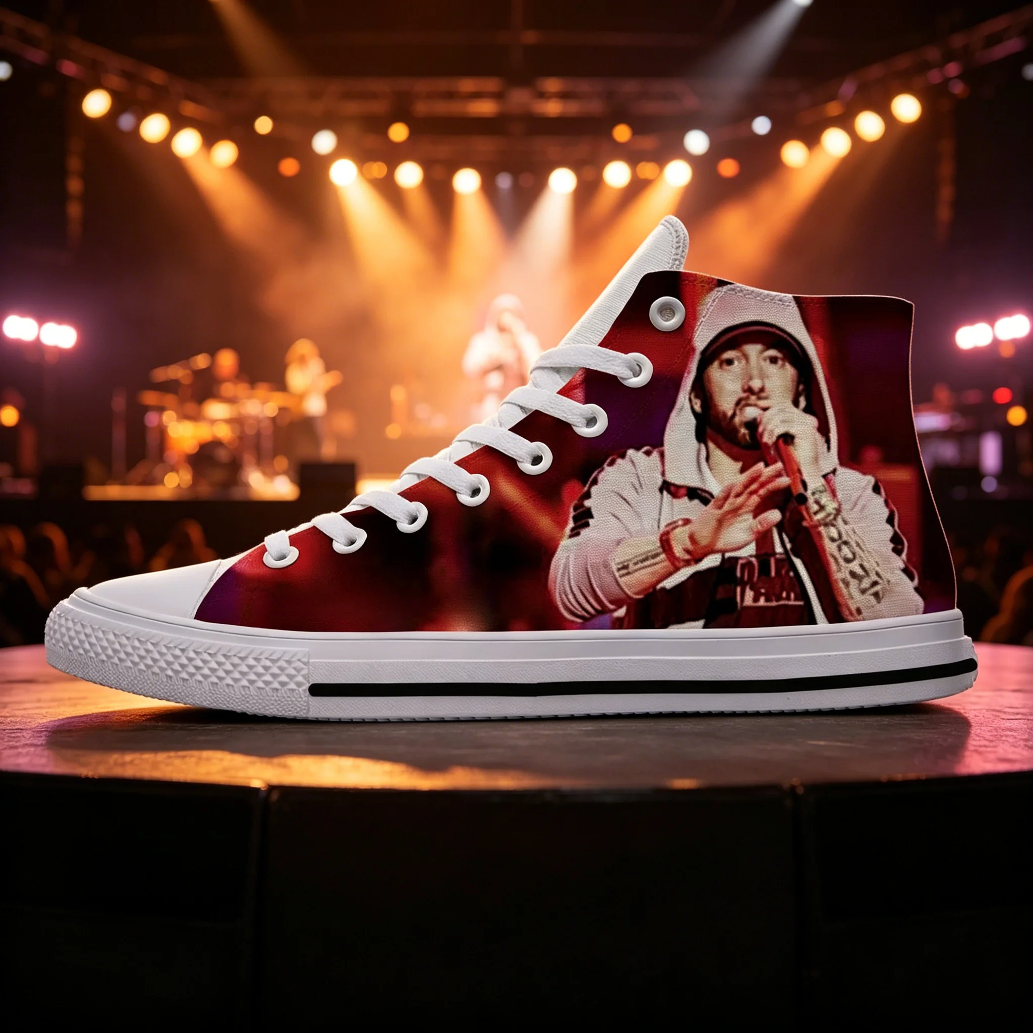 

Eminem Style Unisex Running Sneakers Lightweight Mesh Upper Casual Shoes Comfortable Walking Trainers For Men Unisex