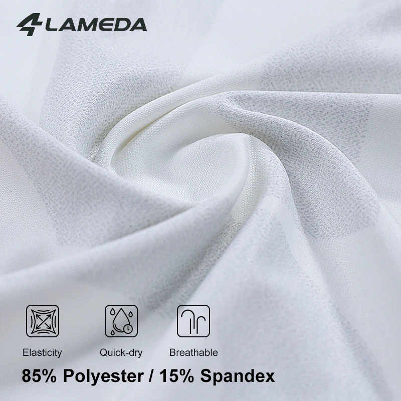 LAMEDA New Men's Cycling Jersey Summer Short Sleeve Breathable Bicycle Racing Shirt Quick-Dry Sportswear Road Bike Clothes