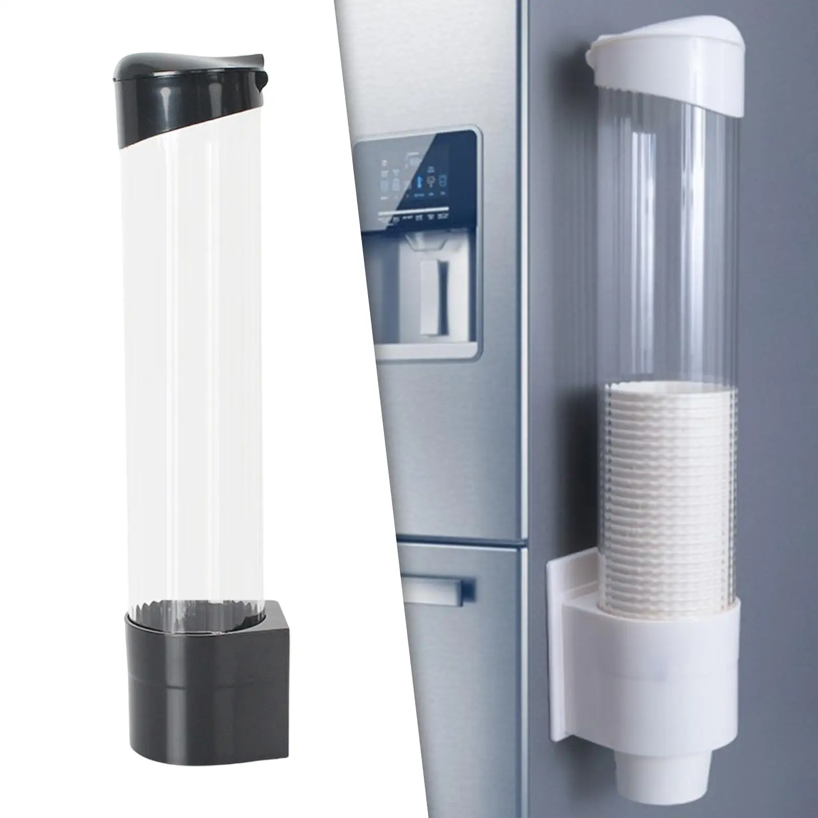 

Cup Dispenser Cup Storage Shelf Disposable Cup Dispenser for Kitchen Counter