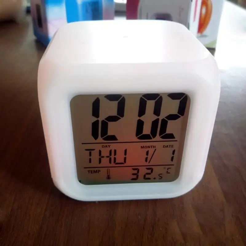 Color Changing Alarm Clock 5