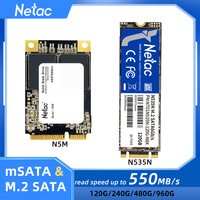 Netac SATA3 SSD 120gb 240gb 480gb 960gb Internal SSD Hard Drive mSATA M.2 2280 hdd Solid State Drive for Laptop Computer