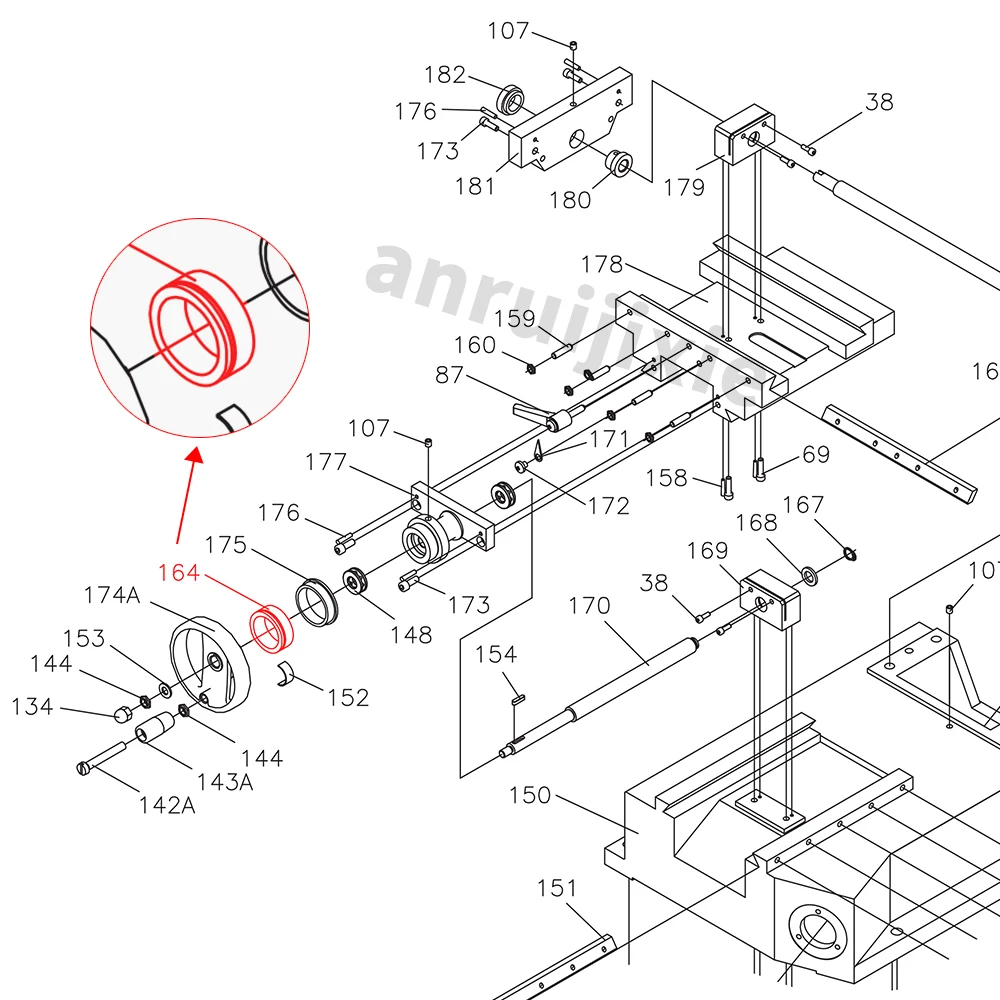 Metric Dial for SX3-164&X3&JET JMD-3&BusyBee CX611&Grizzly G0619& G0463