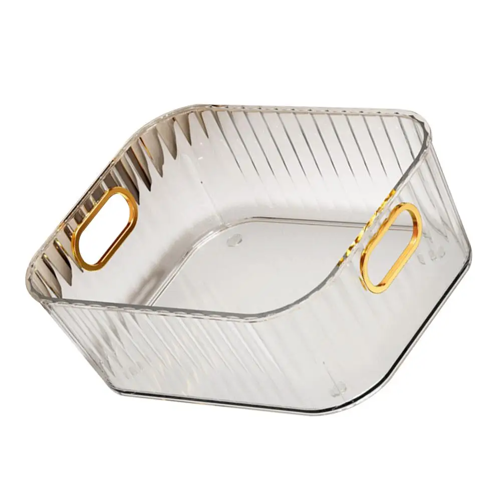 

Storage Box Transparent PET ABS Material Desktop Makeup Organizer Bathroom Container Skin Care thickened durable
