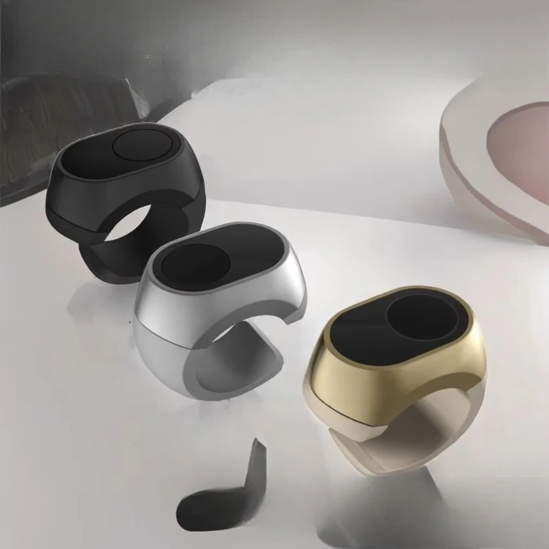 Wireless portable Wi-Fi smart fashion plastic ring mouse, suitable for computers, laptops, mobile phones