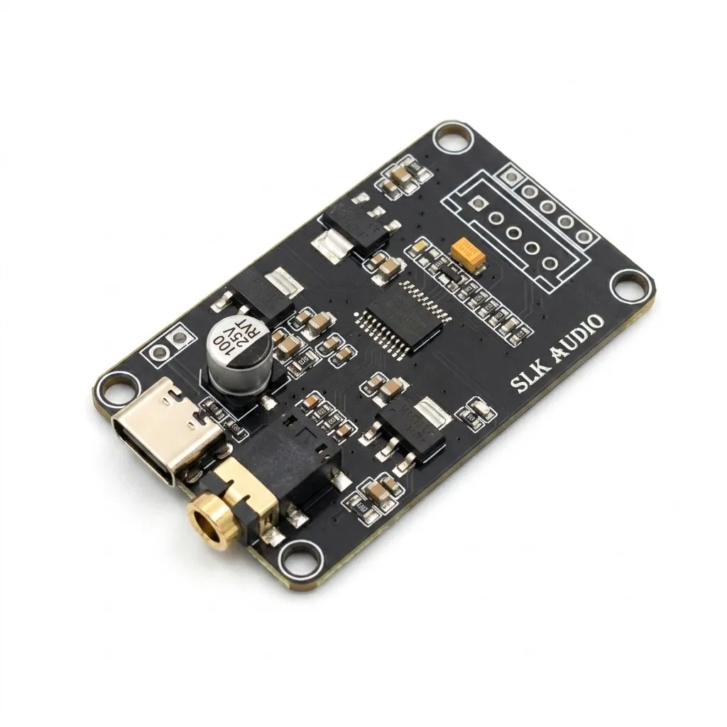 PCM5102A decoding module I2S digital signal input DAC decoding 3.5 analog output Raspberry Pi companion