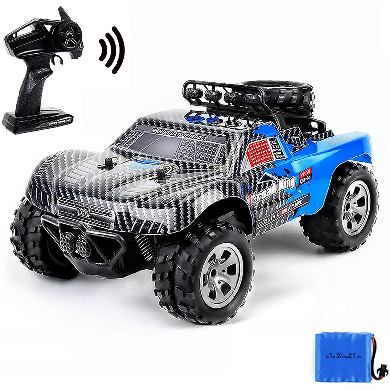 KYAMRC KY-1885 1:18 18KM/H 4WD RC Car With LED Remote Control Cars High Speed Drift Monster Truck for Truck for Adults Kid Toys