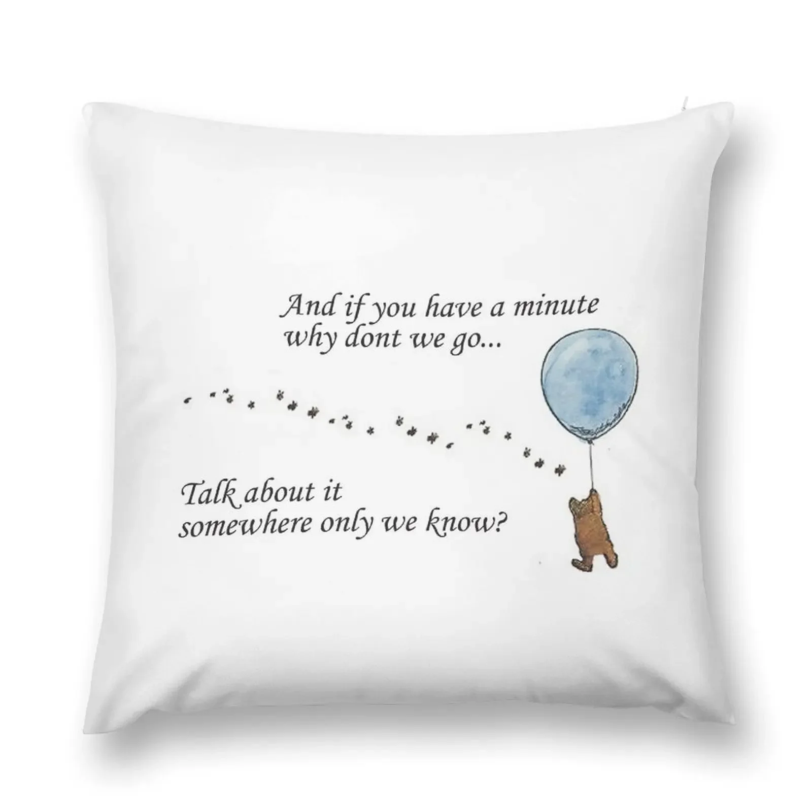 Keane Somewhere Only We Know Balloon Throw Pillow luxury sofa pillows Cushion Cover Set pillow