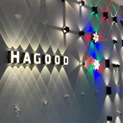 26 letters Model Wall Lamp Outdoor IP65 Waterproof Wall Light Indoor Lighting Wall Decor Advertising Words For Shop Restaurant
