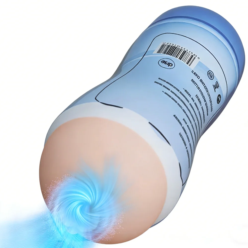 10 Speeds Masturbation Cup Portable Pocket Pussy Silicone Erotic Vagina Sucking Blowjob Massager Sex Japanese Anime Doll Vagina