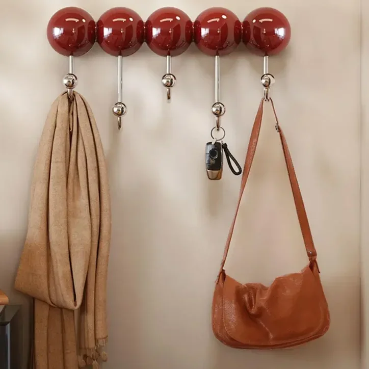 Vintage Style Hooks Wall Mounted Coat Rack Storage Hanger Tool Suction Cap Hooks Household No Drill Clothes Hat Organizer