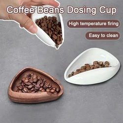 Coffee Beans Dosing Cup Trays Coffee Powder Plate Raw Bean Weighing Plate Coffee Dosing Vessel Espresso Coffee Accessories