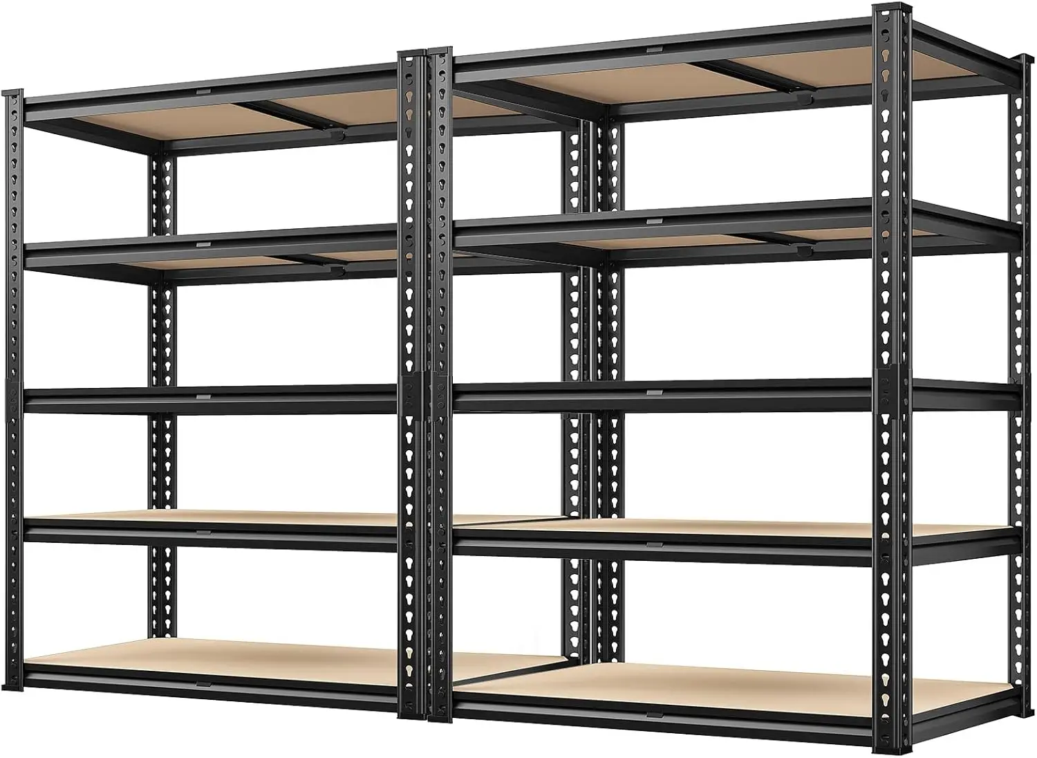 Garage Shelving 5 Tier Garage Storage Shelves 2000LBS Metal Storage Shelves Heavy Duty Shelving Storage Shelving Unit for Wareho