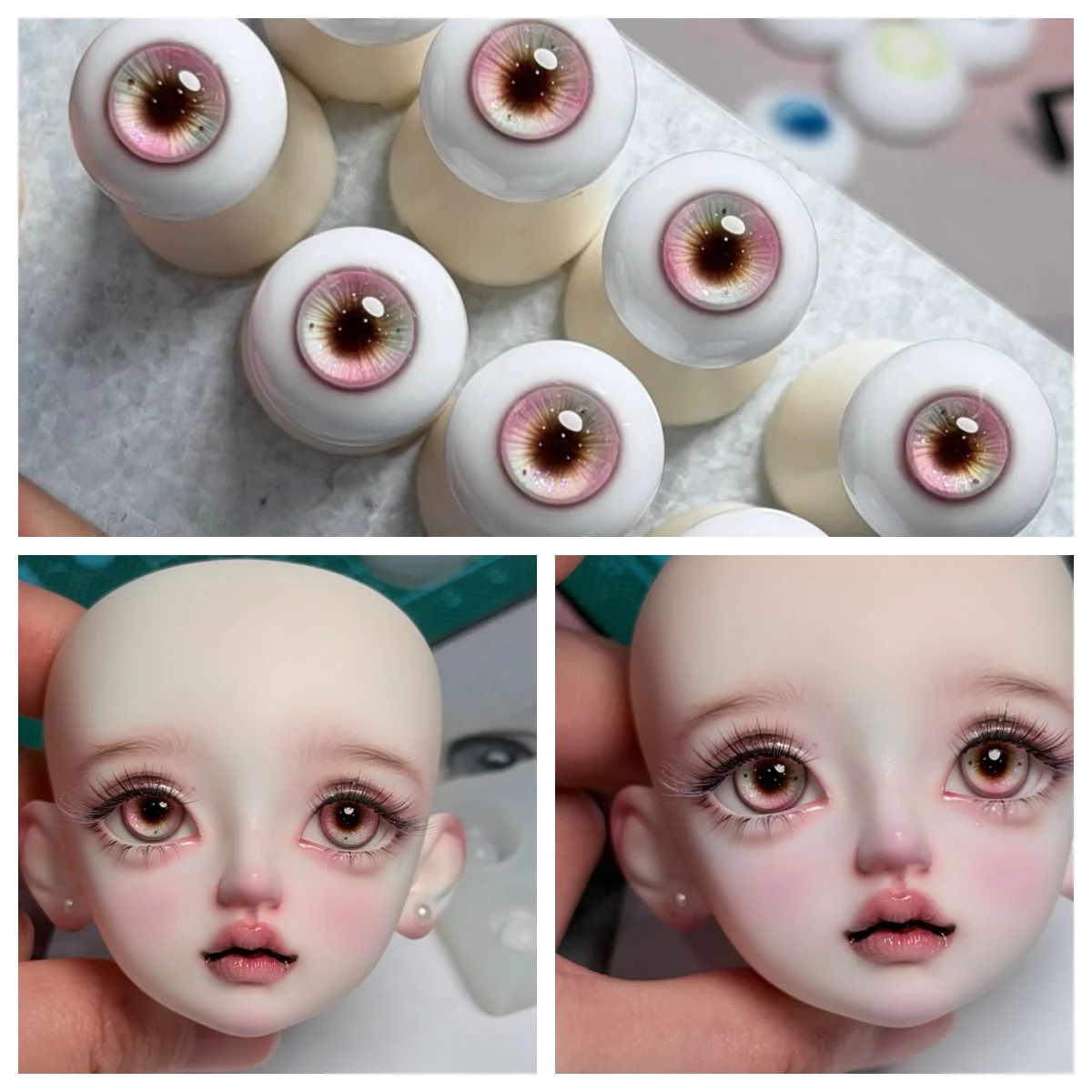 

Safety eyes doll accessories bjd eyes beauty eyesball, 1 6 scale dolls accessories doll eyes 1 pair free shipping