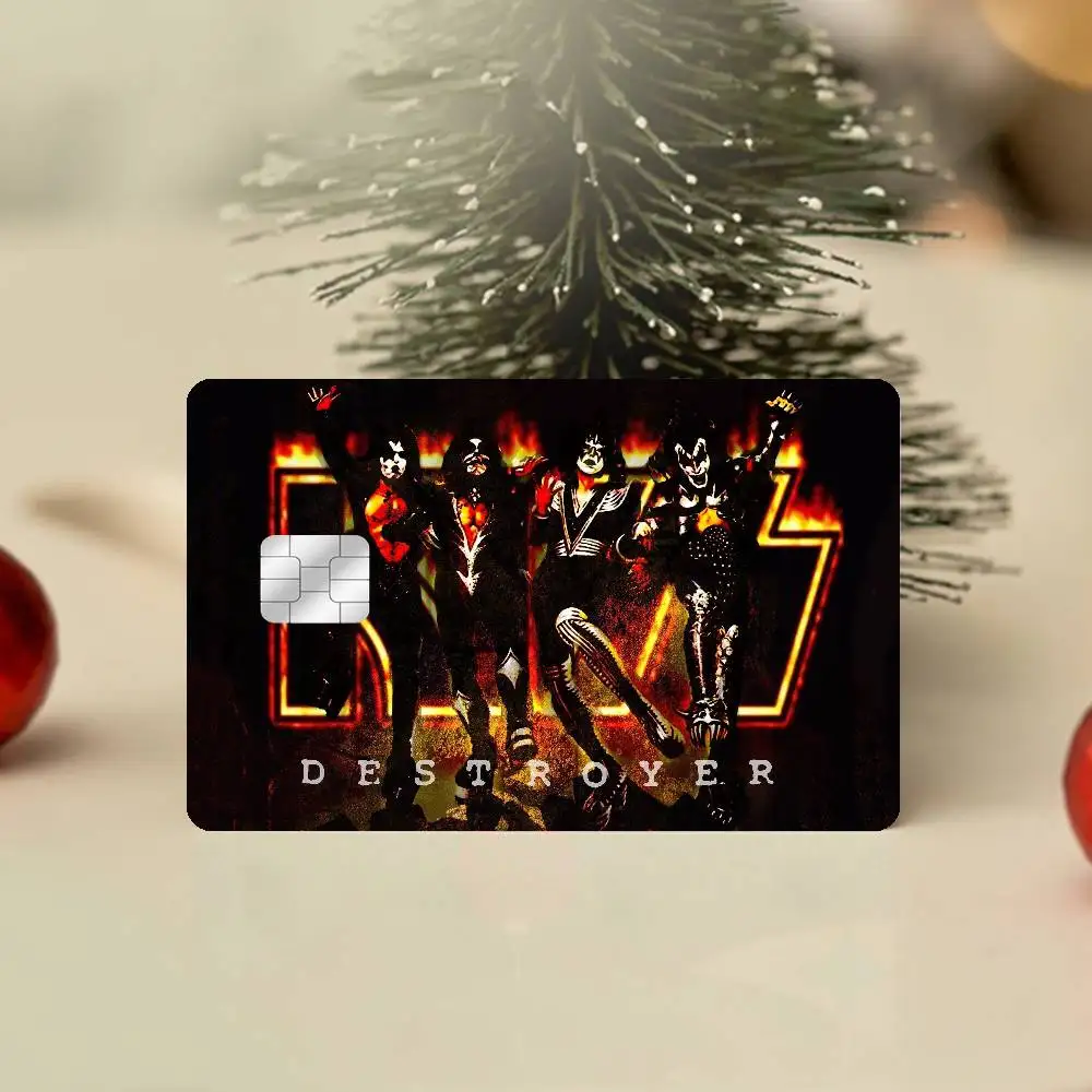 K-KISS Band Anime Young Creidt Card Debit Card Sticker Film Case Front Tape For Small Big Chip No Chip view 4