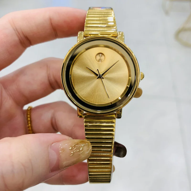 Factory Direct Sales MilisaMishaliNew Women's Watch Steel Belt Gold Antique Belt Women's Watch