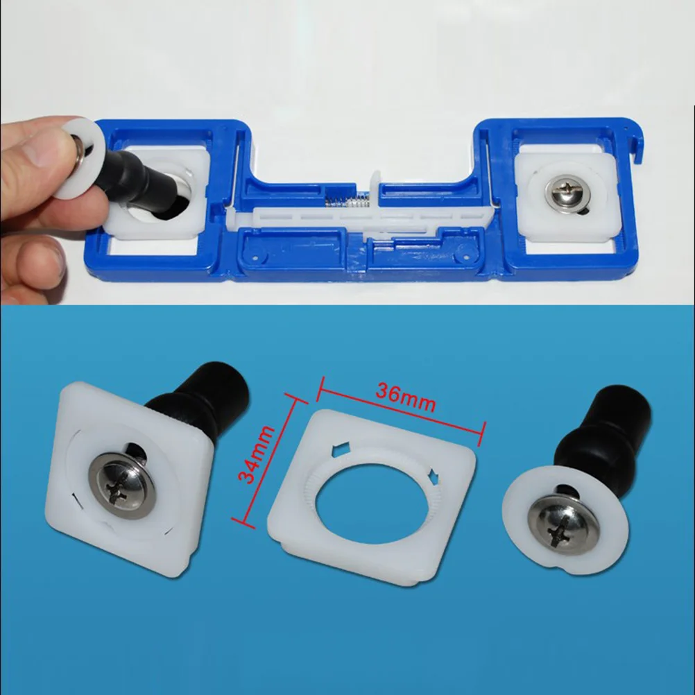 

2pcs Toilet Expansion Screw Durable Plastic Insert Screw Easy Installation Universal Toilet Seat Lid Fastener Replacement For