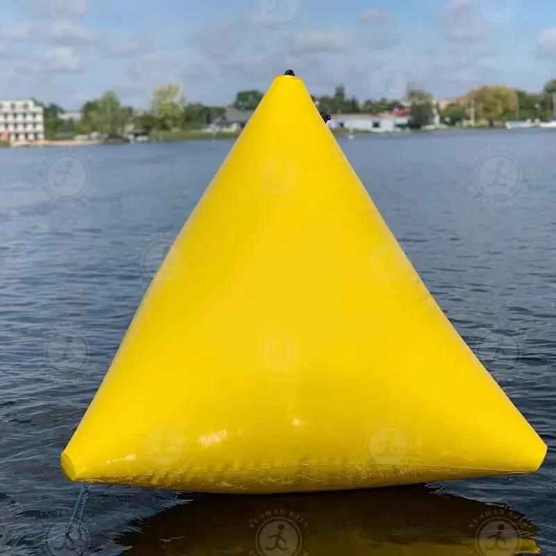 Outdoor OEM Water Floating Race Marker Air Buoys Swimming Triathlon Signal Marking Pvc Inflatable Buoy for Racing Markers
