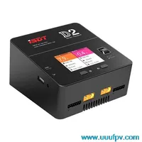 ISDT D2 MARK II 200W 20A AC Dual Channel Output Smart Battery Balance Charger For RC Car Airplane Helicopter 2-6S Lipo LiHv LiFe