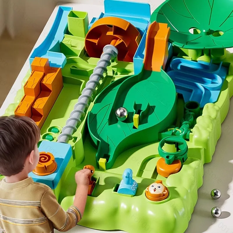 Jungle Adventure Ball Track Multifunctional Maze Game Children's Focus Training Toy
