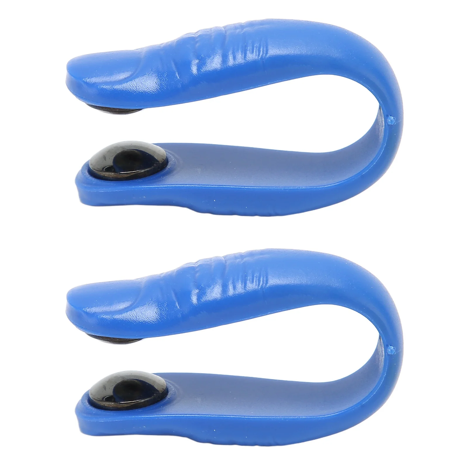 2pcs Tiger Mouth Clip Safe Effective Acupressure Point Clip Acupoint Massage Clip with Magnets for Migraine Dizziness Blue