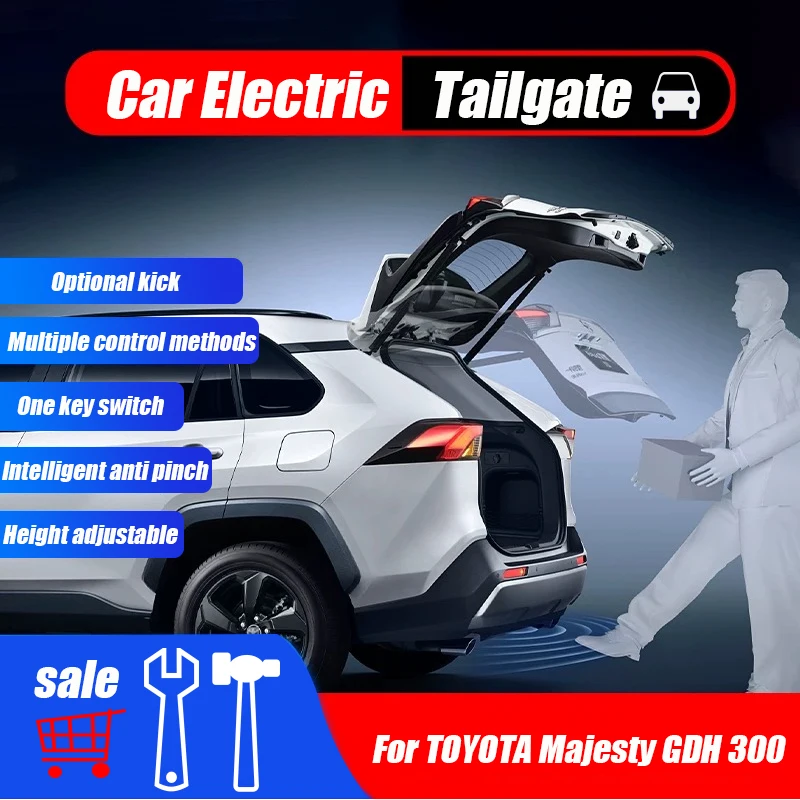 

Car Power Trunk Lift Electric Hatch Tailgate Strut Auto Rear Door Actuator For TOYOTA Majesty GDH 300 Silently