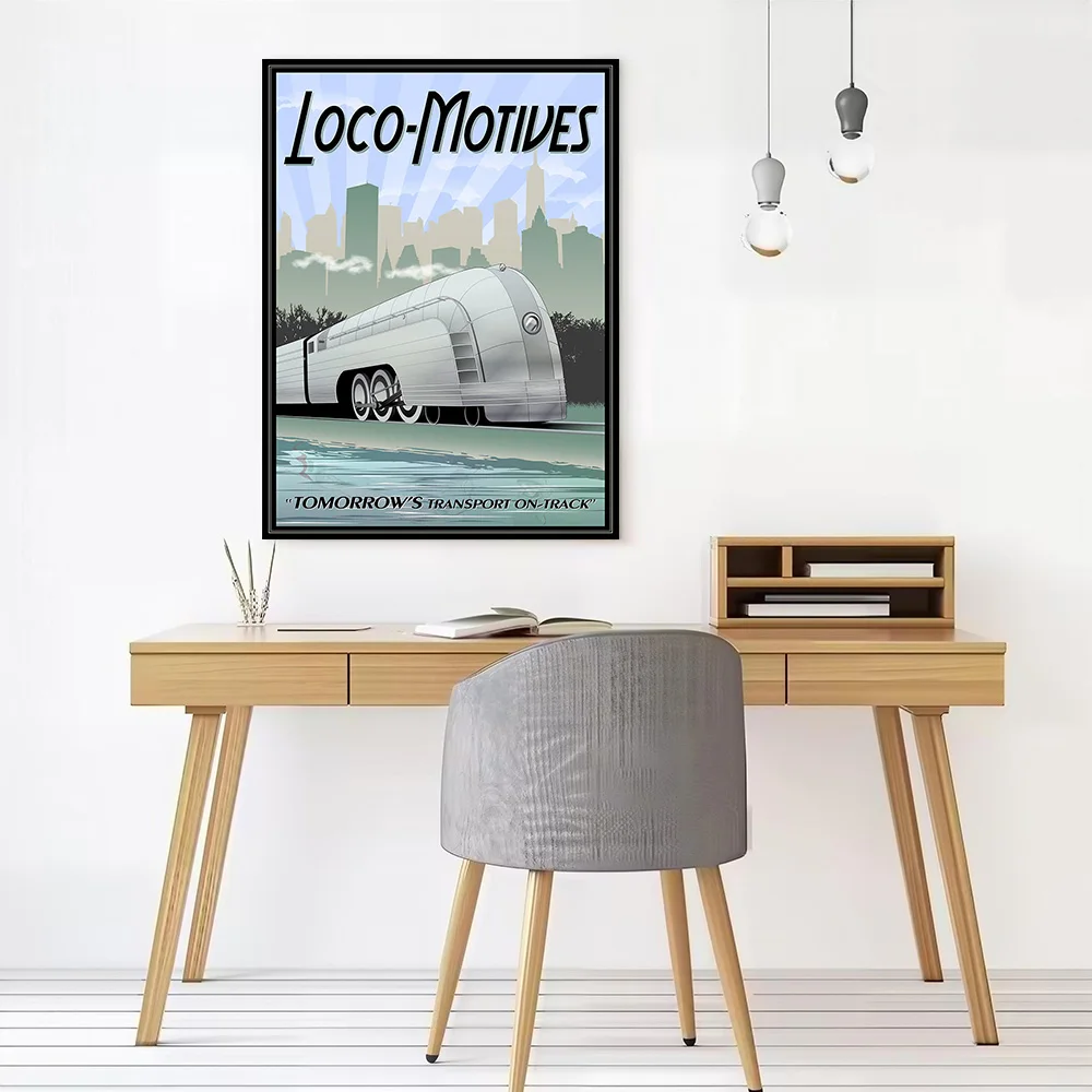 Loco Motives Poster Canvas Wall Art Custom Photo Print Modern Painting for Fans Gamer Decoration Decor Living Room Wand Deko