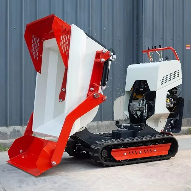 Diesel Engine Plus Power Garden Tilt and Lift Crawler Mini Dumper