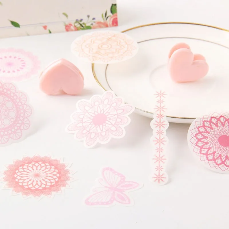 40pcs Paper Scrapbooking Stationery Sticker  Planner Album Diary Decoration Label