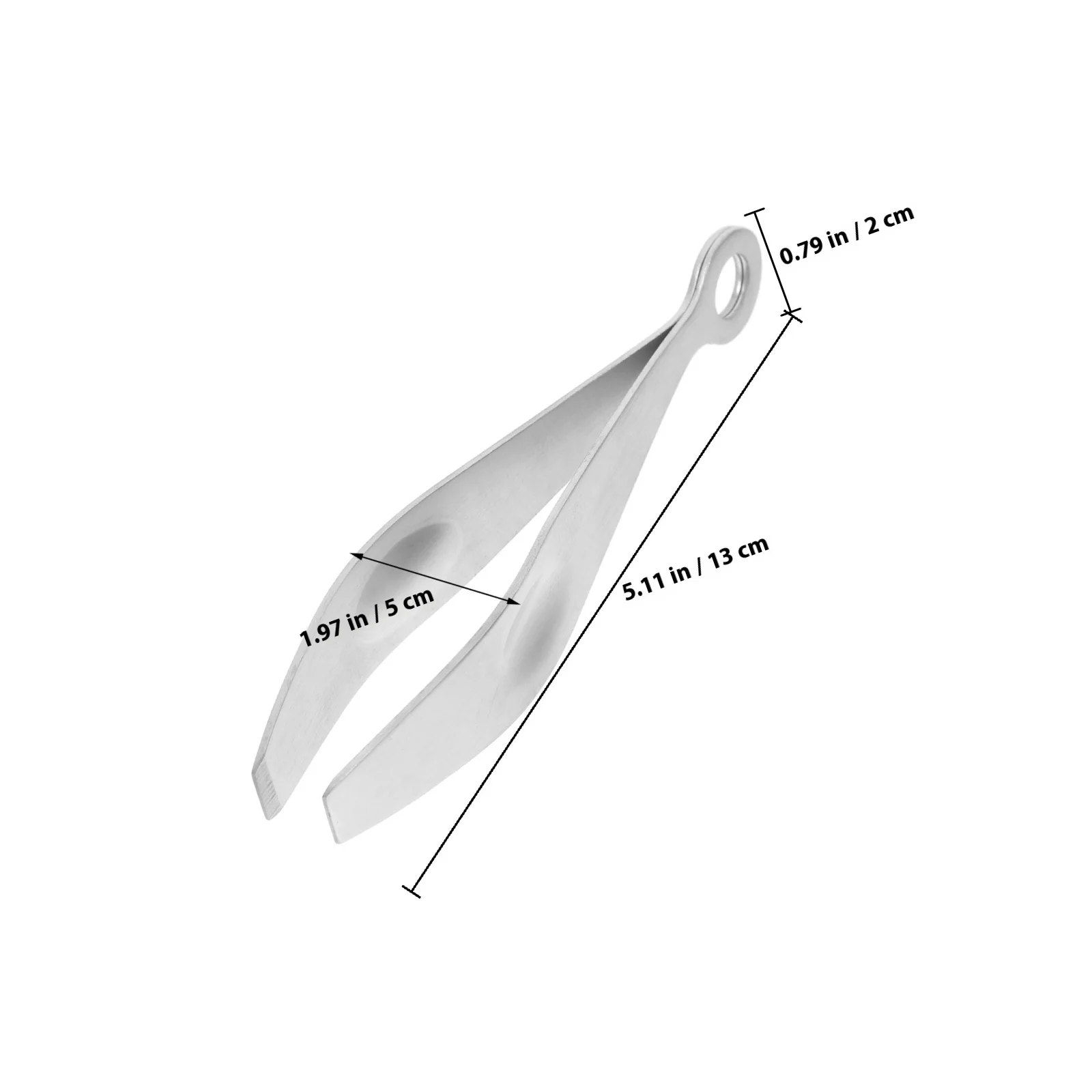 2 قطعة الفولاذ المقاوم للصدأ عظم السمك الملقط الدجاج أداة إزالة الصواميل للطبخ المطبخ أداة خنزير الشعر مجتذب متعددة الوظائف #2