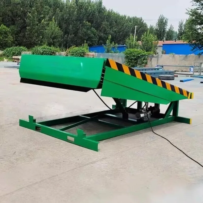 Customized 5-12Ton Fixed-type Loading Ramp Electric Hydraulic Lift Platform Height Adjustment Panel