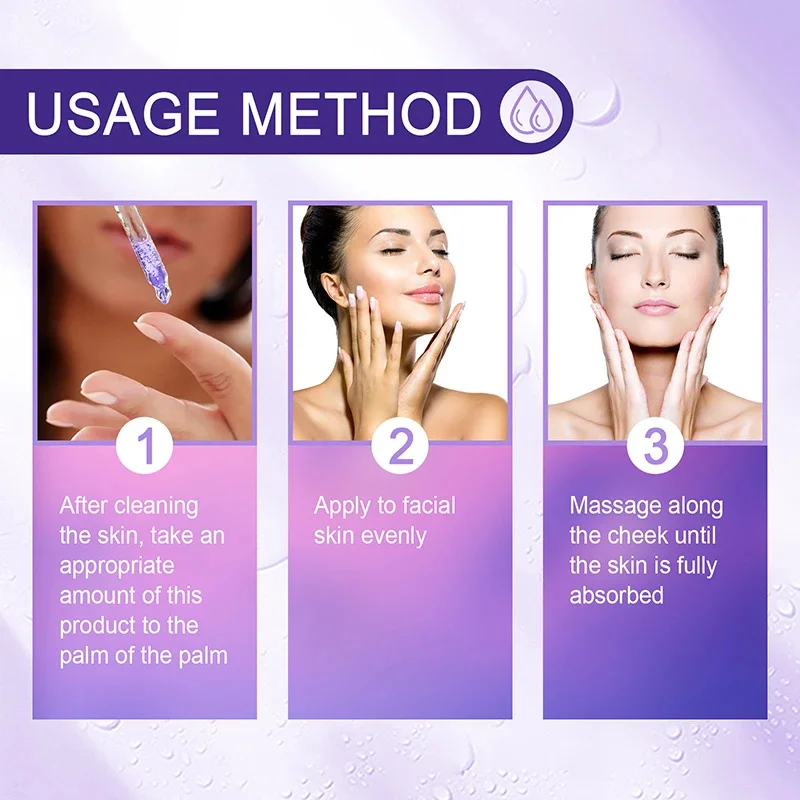 Siero di vitamina B3 Dissolvenza Macchia scura Cloasma Schiarire la melanina Pigmentazione Pori lisci Ringiovanimento Schiarente Essenza idratante