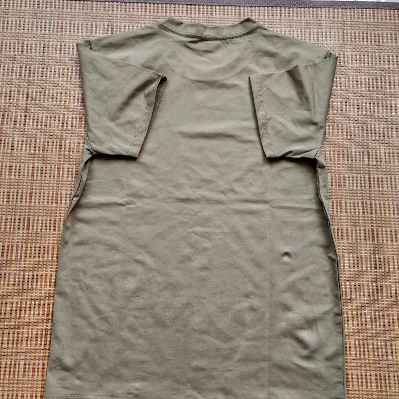 Coyote  Brown Cotton Minimalist Fitness Training T-Shirt