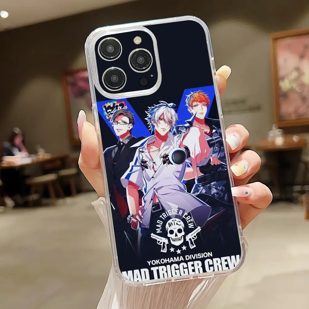 Funda Magnética Transparente H-Hypnosis Mic para iPhone 17 16 Pro Max con Orificios Precisos y Anti-Rayones