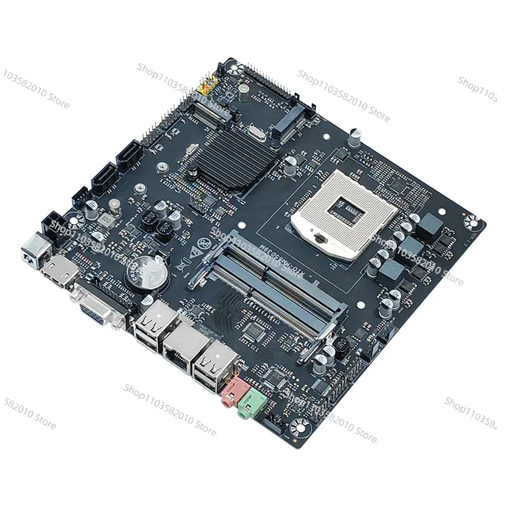 HM65 All-in-One Computer Motherboard DDR3 Memory with COM Interface ITX Industrial Control Motherboard DC12V-19V Power Supply
