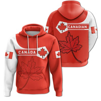 Maple Leaf Canada Hoodie For Men Kids 3D Printing Fitness Hooded Sweatshirts Outdoor Sports Running Long Sleeve Pullovers Tops