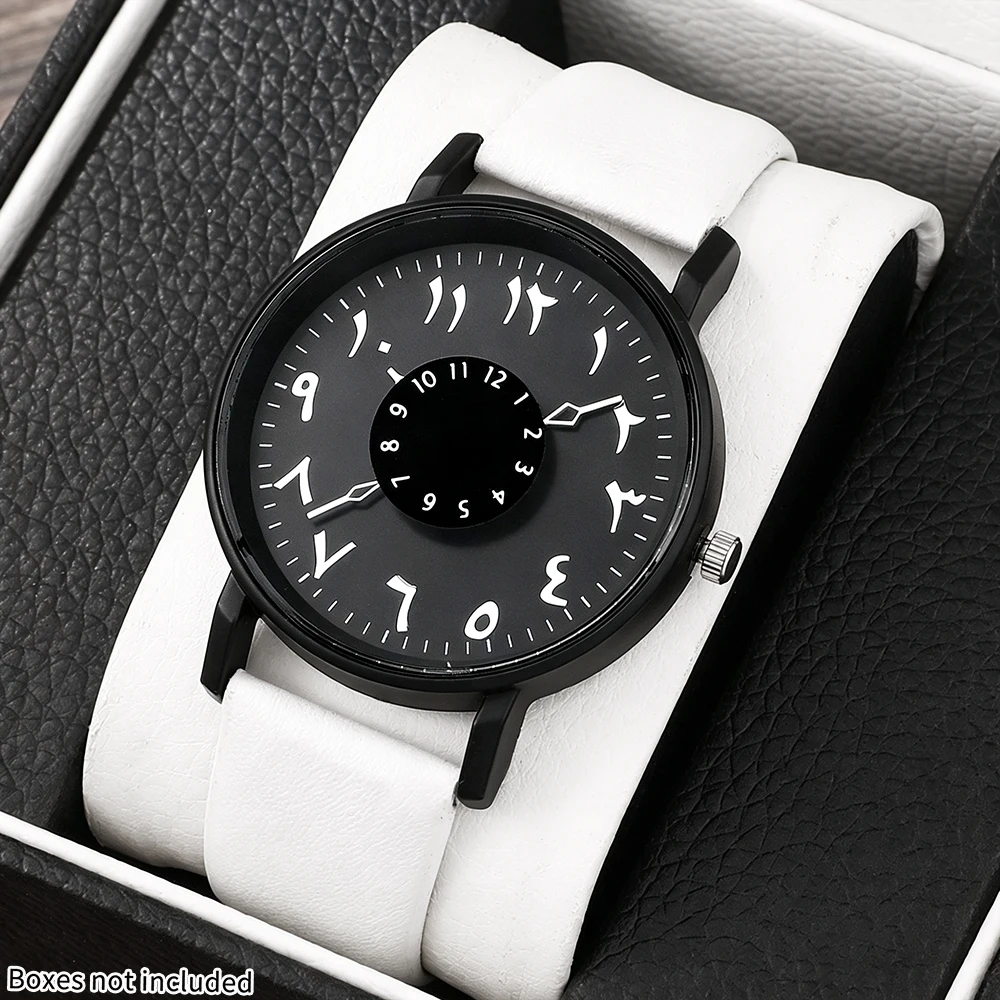 1 Pc Minimalist Style Versatile Men's Quartz Watch with Multiple Colors To Choose From, No Gift Box Included