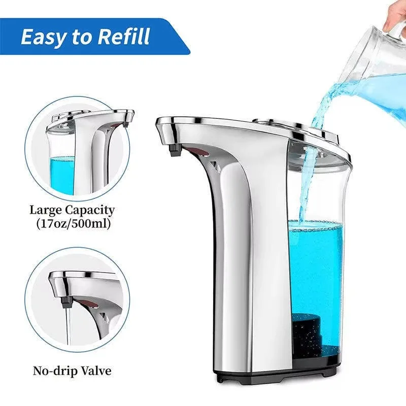 automatic soap dispensers Automatic Soap Dispenser 5 Adjustable Soap Dispensing Levels Liquid Hand Soap Dispenser for Bathroom &