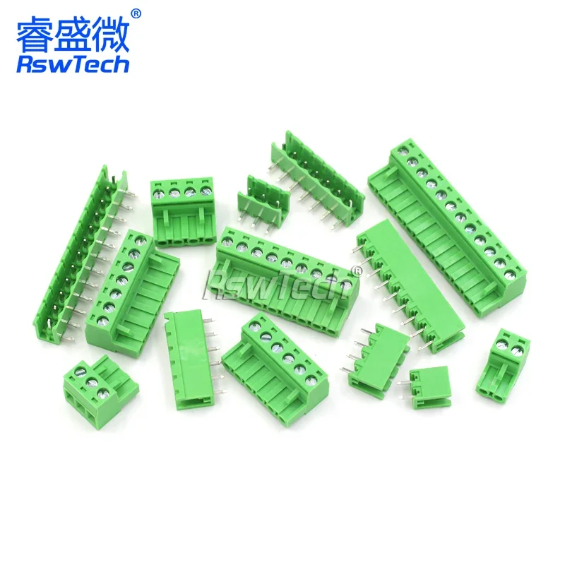 KF2EDGK 5.08MM Plug-in Terminal PCB Connector 2/3/4/5/6/7/8/9P Straight Pin