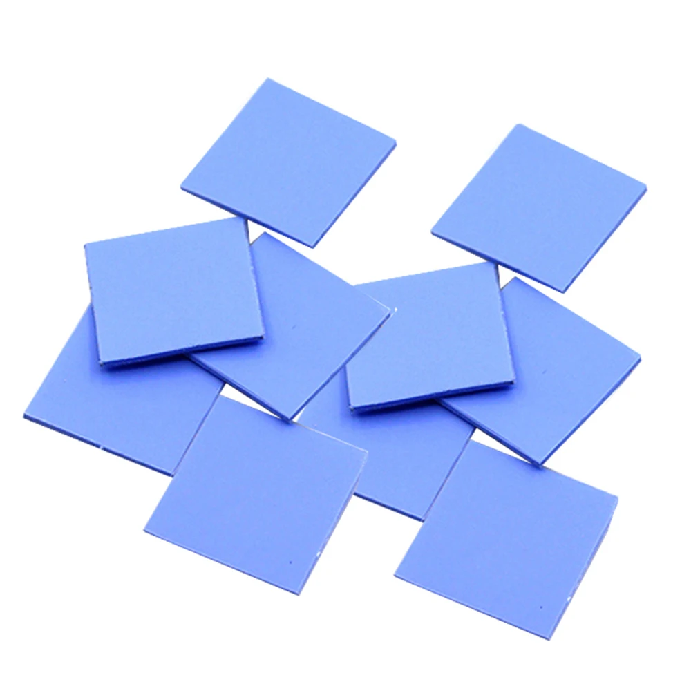 GPU CPU Heatsink Cooling Conductive Silicone Pad Thermal Pad 20mm*20mm*1mm 30*30*1mm Blue Pink CPU Memory Silicon Grease