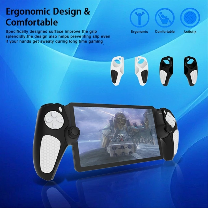 1 Set Silicone Case Cover Wear-resistant Protections Sleeve for P5 PS Portal Streaming Handheld Game Console Drop Shipping