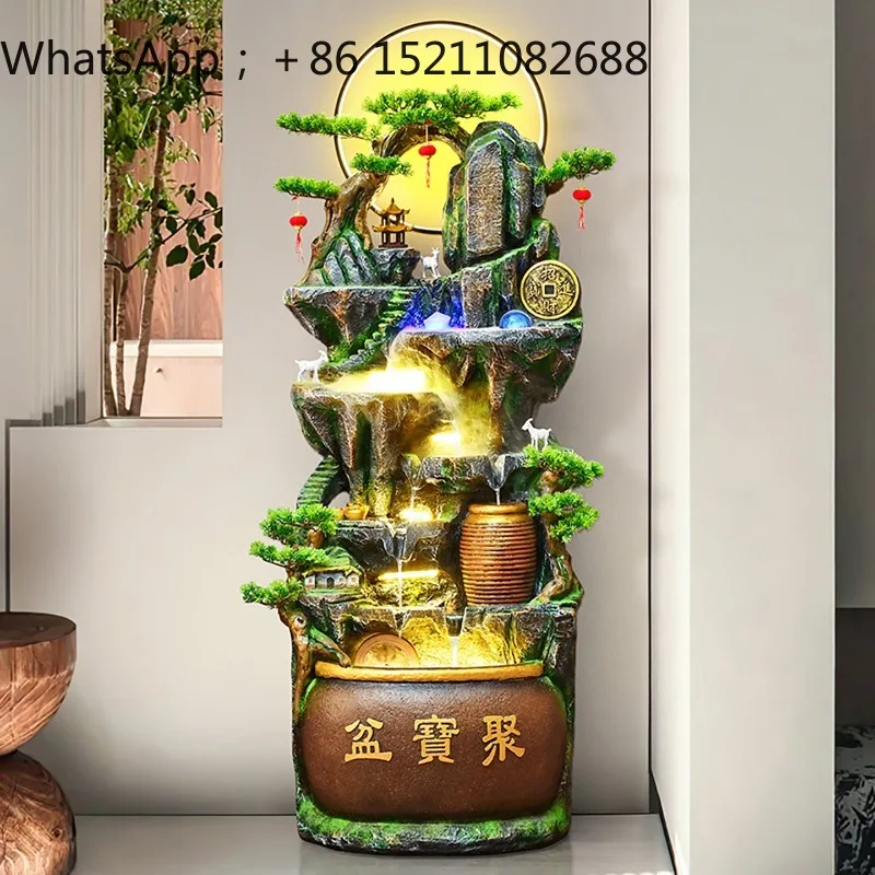 SCY living room cornucopia rockery flowing water ornament housewarming feng shui wheel fountain pool landscape