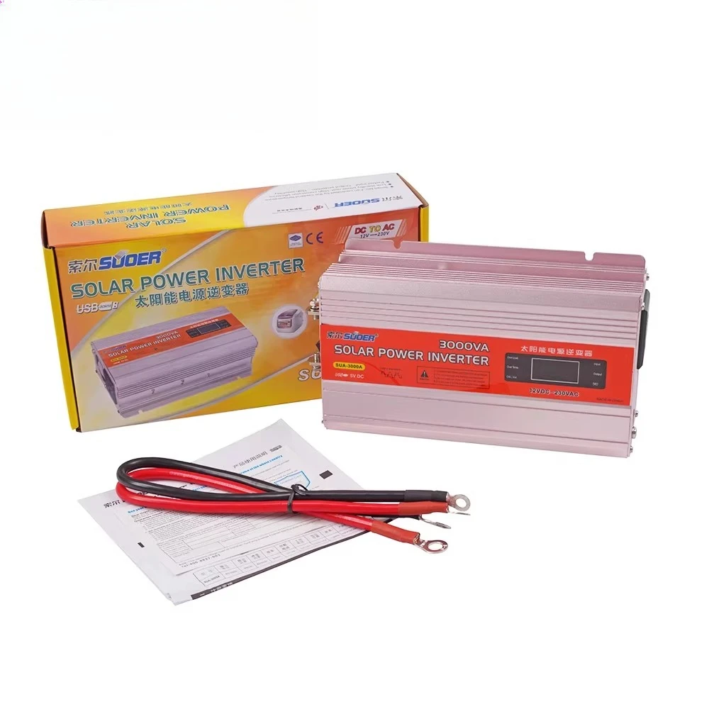 1000W-2000W 12V/24V to 220V Pure Sine Wave Power Inverter Converter for Home RV Truck